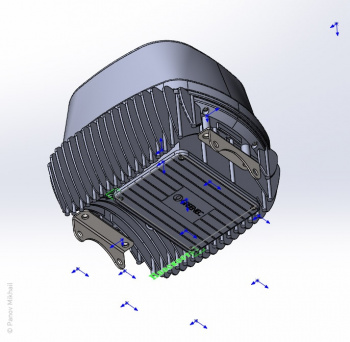 3d-модель светильника в SolidWorks