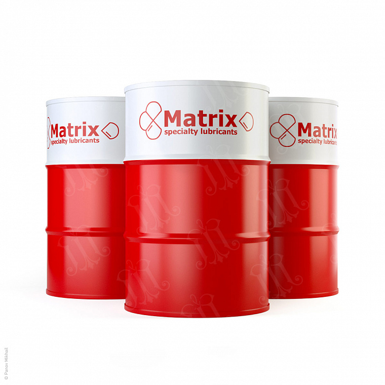 3D-визуализация бочек (208 л) с маслом MATRIX