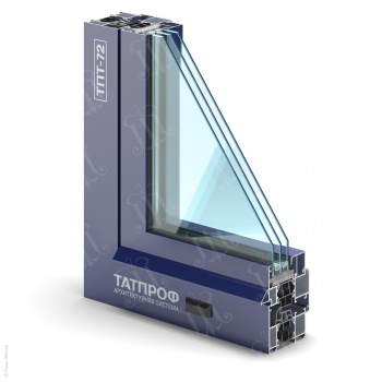 Финальная визуализация (рендер) окна ТПТ-72