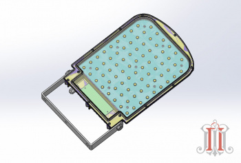 Модель светильника в SolidWorks