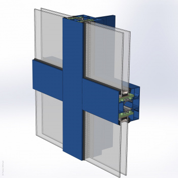 Создание 3d-модели фасада ТПТ-65В в SolidWorks