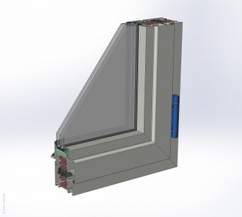 Создание 3d-модели окна ТПТ-72 в SolidWorks