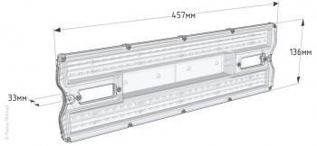 Нефотореалистичный рендер светильника LuxON Plate