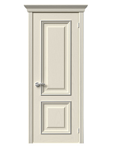 Визуализация двери «Прованс-1» ДГ (эмаль слоновая кость, серебро)