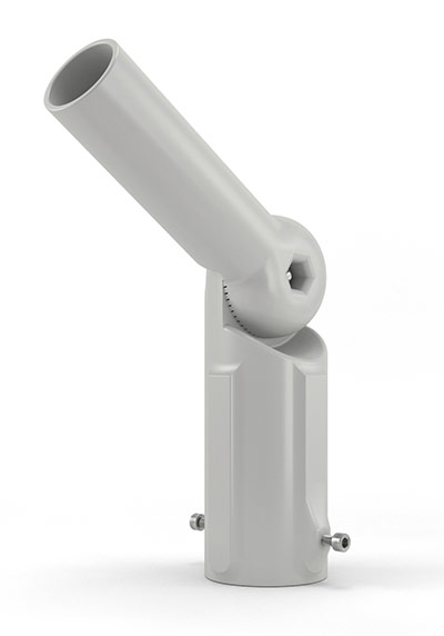 Визуализация поворотного держателя для светильников LuxON