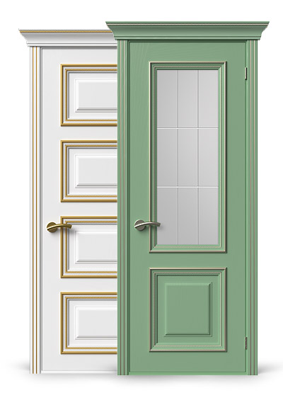 Моделирование и визуализация серии межкомнатных дверей «Прованс»