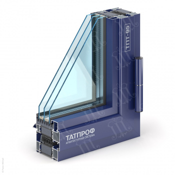 Финальная визуализация (рендер) окна ТПТ-95