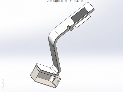 3D-модель сенсорного киоска Light в SolidWorks