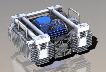 CAD-модель насоса НВМ-40D в SolidWorks