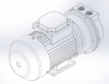 Доработка CAD-модели насоса НВВ-25 в SolidWorks