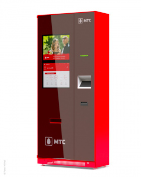 3D-визуализация вендингового автомата по продаже пластиковых карт