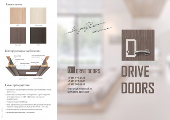Дизайн и верстка буклета Drive Doors Экошпон