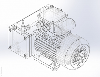 CAD-модель насоса НВМ-3 в SolidWorks
