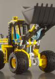 Моделирование фронтального погрузчика из конструктора LEGO