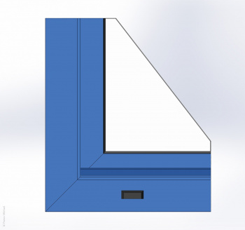 Создание 3d-модели окна ТПТ-95 в SolidWorks