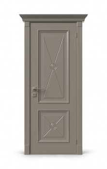 Визуализация межкомнатной двери «Elenance Алегро ДГ» (эмаль, RAL-7006)