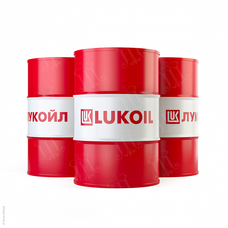 3D-визуализация бочек (208 л) с маслом LUKOIL