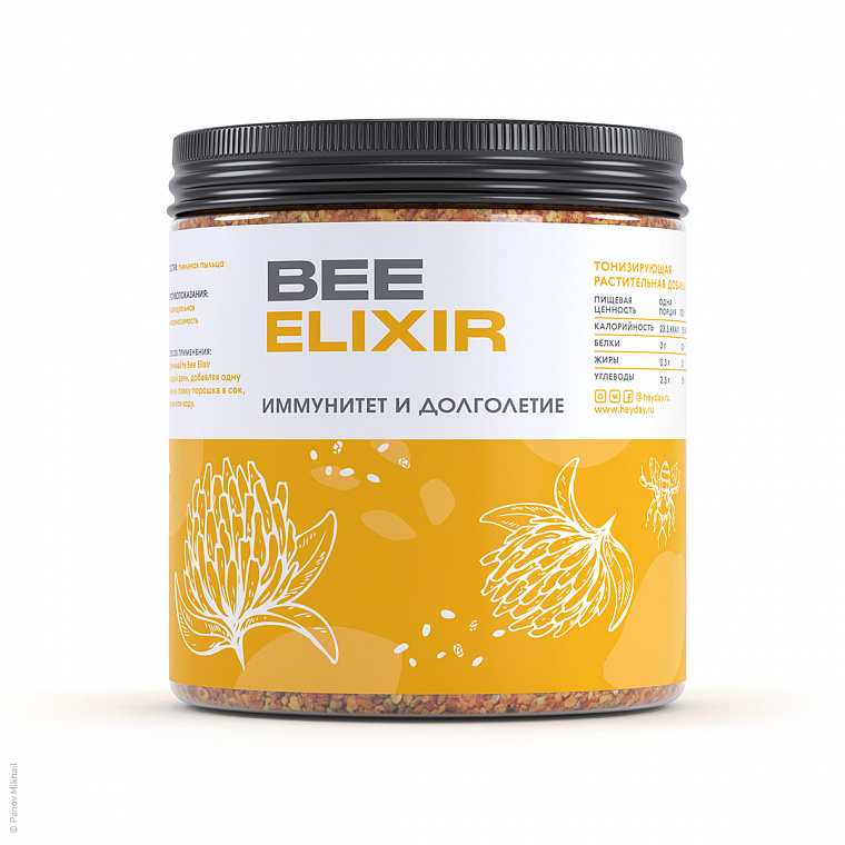 Визуализация баночки с элексиром Bee Elexir