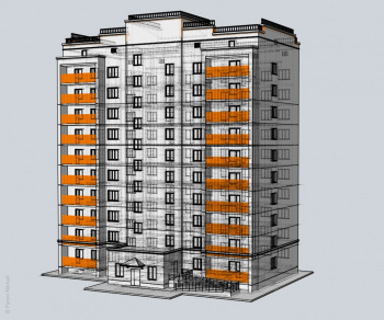 3D-моделирование многоэтажного дома в MOI