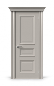 Визуализация межкомнатной двери «Elenance 2 ДГ» (эмаль, RAL-7044)