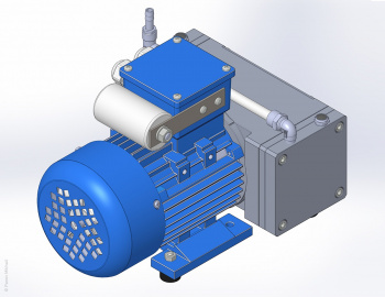 CAD-модель насоса НВМ-3 в SolidWorks
