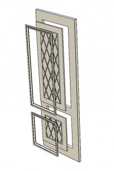 Моделирование двери «Elegance» в SolidWorks
