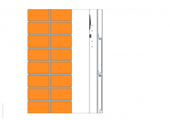 Создание 3d-модели навесного фасада ТП-50200 (алюминиевые панели) в SolidWorks