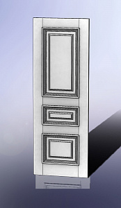 3D-модель двери «Прованс-2» в SolidWorks