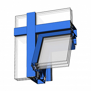 3D-модель оконного блока ТПТ-117 в SolidWorks