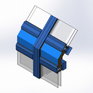 3D-модель оконного блока для крыши ТПСК-60500  в SolidWorks